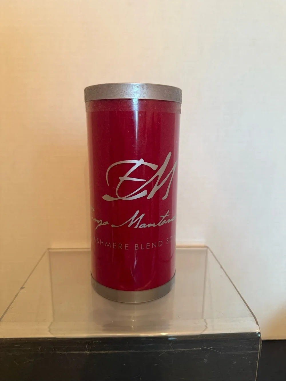 Enzo Mantovani Cashmere Blend Scarf- Red NWT